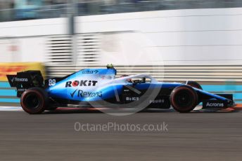 World © Octane Photographic Ltd. Formula 1 – Abu Dhabi GP - Practice 3. ROKiT Williams Racing FW42 – Robert Kubica. Yas Marina Circuit, Abu Dhabi, UAE. Saturday 30th November 2019.