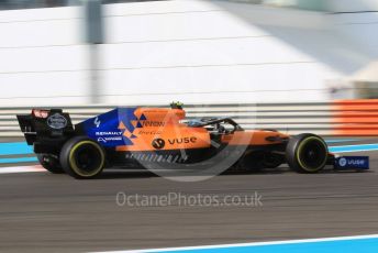 World © Octane Photographic Ltd. Formula 1 – Abu Dhabi GP - Practice 3. McLaren MCL34 – Lando Norris. Yas Marina Circuit, Abu Dhabi, UAE. Saturday 30th November 2019.