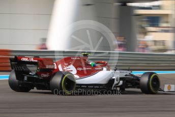 World © Octane Photographic Ltd. Formula 1 – Abu Dhabi GP - Practice 3. Alfa Romeo Racing C38 – Antonio Giovinazzi. Yas Marina Circuit, Abu Dhabi, UAE. Saturday 30th November 2019.