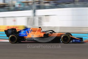 World © Octane Photographic Ltd. Formula 1 – Abu Dhabi GP - Practice 3. McLaren MCL34 – Carlos Sainz. Yas Marina Circuit, Abu Dhabi, UAE. Saturday 30th November 2019.