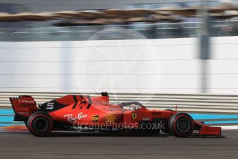 World © Octane Photographic Ltd. Formula 1 – Abu Dhabi GP - Practice 3. Scuderia Ferrari SF90 – Sebastian Vettel. Yas Marina Circuit, Abu Dhabi, UAE. Saturday 30th November 2019.