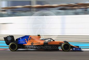 World © Octane Photographic Ltd. Formula 1 – Abu Dhabi GP - Practice 3. McLaren MCL34 – Lando Norris. Yas Marina Circuit, Abu Dhabi, UAE. Saturday 30th November 2019.