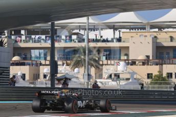 World © Octane Photographic Ltd. Formula 1 – Abu Dhabi GP - Practice 3. Haas F1 Team VF19 – Romain Grosjean. Yas Marina Circuit, Abu Dhabi, UAE. Saturday 30th November 2019.