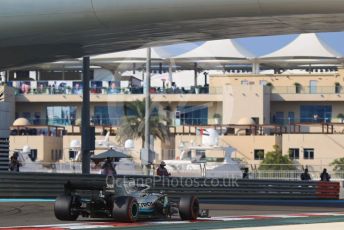 World © Octane Photographic Ltd. Formula 1 – Abu Dhabi GP - Practice 3. Mercedes AMG Petronas Motorsport AMG F1 W10 EQ Power+ - Lewis Hamilton. Yas Marina Circuit, Abu Dhabi, UAE. Saturday 30th November 2019.