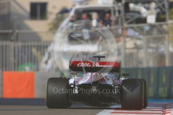 World © Octane Photographic Ltd. Formula 1 – Abu Dhabi GP - Practice 3. Alfa Romeo Racing C38 – Kimi Raikkonen. Yas Marina Circuit, Abu Dhabi, UAE. Saturday 30th November 2019.