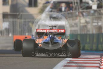 World © Octane Photographic Ltd. Formula 1 – Abu Dhabi GP - Practice 3. McLaren MCL34 – Carlos Sainz. Yas Marina Circuit, Abu Dhabi, UAE. Saturday 30th November 2019.