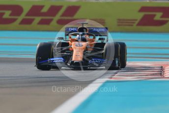 World © Octane Photographic Ltd. Formula 1 – Abu Dhabi GP - Practice 3. McLaren MCL34 – Carlos Sainz. Yas Marina Circuit, Abu Dhabi, UAE. Saturday 30th November 2019.