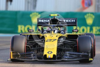 World © Octane Photographic Ltd. Formula 1 – Abu Dhabi GP - Practice 3. Renault Sport F1 Team RS19 – Nico Hulkenberg. Yas Marina Circuit, Abu Dhabi, UAE. Saturday 30th November 2019.