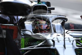 World © Octane Photographic Ltd. Formula 1 – Abu Dhabi GP - Practice 3. Mercedes AMG Petronas Motorsport AMG F1 W10 EQ Power+ - Lewis Hamilton. Yas Marina Circuit, Abu Dhabi, UAE. Saturday 30th November 2019.