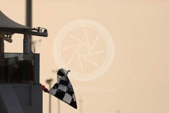 World © Octane Photographic Ltd. Formula 1 – Abu Dhabi GP - Practice 3. Chequered flag at end of session. Yas Marina Circuit, Abu Dhabi, UAE. Saturday 30th November 2019.