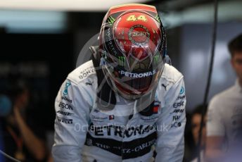 World © Octane Photographic Ltd. Formula 1 – Abu Dhabi GP - Practice 3. Mercedes AMG Petronas Motorsport AMG F1 W10 EQ Power+ - Lewis Hamilton. Yas Marina Circuit, Abu Dhabi, UAE. Saturday 30th November 2019.