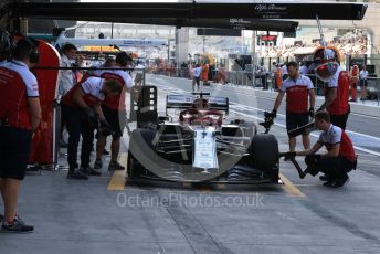 World © Octane Photographic Ltd. Formula 1 – Abu Dhabi GP - Practice 3. Alfa Romeo Racing C38 – Kimi Raikkonen. Yas Marina Circuit, Abu Dhabi, UAE. Saturday 30th November 2019.