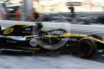 World © Octane Photographic Ltd. Formula 1 – Abu Dhabi GP - Practice 3. Renault Sport F1 Team RS19 – Nico Hulkenberg. Yas Marina Circuit, Abu Dhabi, UAE. Saturday 30th November 2019.