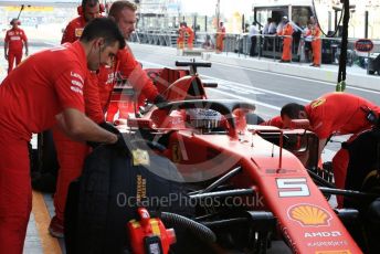 World © Octane Photographic Ltd. Formula 1 – Abu Dhabi GP - Practice 3. Scuderia Ferrari SF90 – Sebastian Vettel. Yas Marina Circuit, Abu Dhabi, UAE. Saturday 30th November 2019.