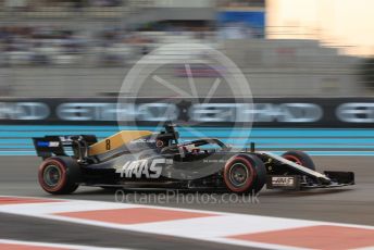 World © Octane Photographic Ltd. Formula 1 – Abu Dhabi GP - Qualifying. Haas F1 Team VF19 – Romain Grosjean. Yas Marina Circuit, Abu Dhabi, UAE. Saturday 30th November 2019.