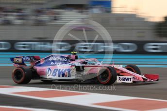 World © Octane Photographic Ltd. Formula 1 – Abu Dhabi GP - Qualifying. SportPesa Racing Point RP19 – Lance Stroll. Yas Marina Circuit, Abu Dhabi, UAE. Saturday 30th November 2019.