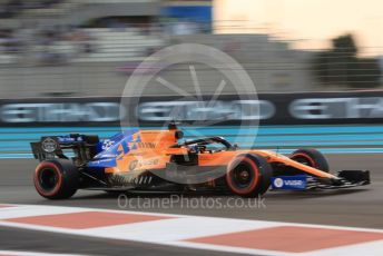 World © Octane Photographic Ltd. Formula 1 – Abu Dhabi GP - Qualifying. McLaren MCL34 – Carlos Sainz. Yas Marina Circuit, Abu Dhabi, UAE. Saturday 30th November 2019.