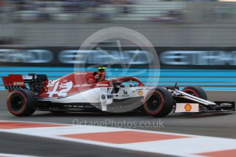World © Octane Photographic Ltd. Formula 1 – Abu Dhabi GP - Qualifying. Alfa Romeo Racing C38 – Antonio Giovinazzi. Yas Marina Circuit, Abu Dhabi, UAE. Saturday 30th November 2019.