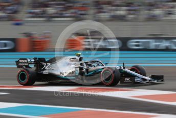 World © Octane Photographic Ltd. Formula 1 – Abu Dhabi GP - Qualifying. Mercedes AMG Petronas Motorsport AMG F1 W10 EQ Power+ - Valtteri Bottas. Yas Marina Circuit, Abu Dhabi, UAE. Saturday 30th November 2019.