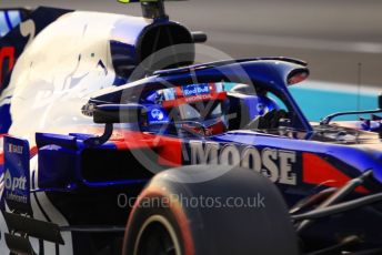 World © Octane Photographic Ltd. Formula 1 – Abu Dhabi GP - Qualifying. Scuderia Toro Rosso STR14 – Pierre Gasly. Yas Marina Circuit, Abu Dhabi, UAE. Saturday 30th November 2019.