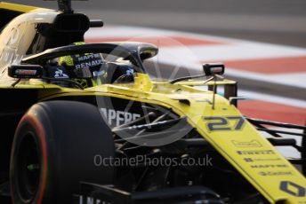 World © Octane Photographic Ltd. Formula 1 – Abu Dhabi GP - Qualifying. Renault Sport F1 Team RS19 – Nico Hulkenberg. Yas Marina Circuit, Abu Dhabi, UAE. Saturday 30th November 2019.