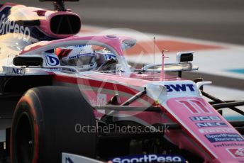 World © Octane Photographic Ltd. Formula 1 – Abu Dhabi GP - Qualifying. SportPesa Racing Point RP19 - Sergio Perez. Yas Marina Circuit, Abu Dhabi, UAE. Saturday 30th November 2019.
