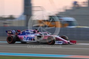 World © Octane Photographic Ltd. Formula 1 – Abu Dhabi GP - Qualifying. SportPesa Racing Point RP19 – Lance Stroll. Yas Marina Circuit, Abu Dhabi, UAE. Saturday 30th November 2019.