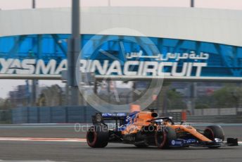 World © Octane Photographic Ltd. Formula 1 – Abu Dhabi GP - Qualifying. McLaren MCL34 – Carlos Sainz. Yas Marina Circuit, Abu Dhabi, UAE. Saturday 30th November 2019.