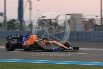 World © Octane Photographic Ltd. Formula 1 – Abu Dhabi GP - Qualifying. McLaren MCL34 – Carlos Sainz. Yas Marina Circuit, Abu Dhabi, UAE. Saturday 30th November 2019.