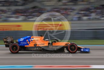 World © Octane Photographic Ltd. Formula 1 – Abu Dhabi GP - Qualifying. McLaren MCL34 – Carlos Sainz. Yas Marina Circuit, Abu Dhabi, UAE. Saturday 30th November 2019.