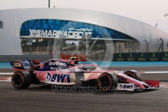 World © Octane Photographic Ltd. Formula 1 – Abu Dhabi GP - Qualifying. SportPesa Racing Point RP19 – Lance Stroll. Yas Marina Circuit, Abu Dhabi, UAE. Saturday 30th November 2019.