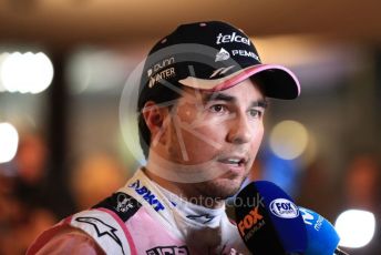 World © Octane Photographic Ltd. Formula 1 – Abu Dhabi GP - Qualifying. SportPesa Racing Point RP19 - Sergio Perez. Yas Marina Circuit, Abu Dhabi, UAE. Saturday 30th November 2019.