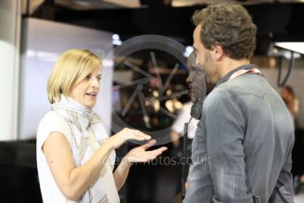 World © Octane Photographic Ltd. Formula 1 – Abu Dhabi GP - Qualifying. Susie Wolff and VIPs. Yas Marina Circuit, Abu Dhabi, UAE. Friday 29th November 2019.