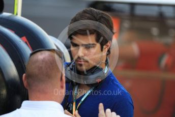 World © Octane Photographic Ltd. FIA Formula 2 (F2) – Abu Dhabi GP - Practice. Ex-FIA F3 Trident Racing – Pedro Piquet denied pitlane access. Yas Marina Circuit, Abu Dhabi, UAE. Friday 29th November 2019.