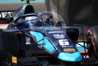World © Octane Photographic Ltd. FIA Formula 2 (F2) – Abu Dhabi GP - Practice. DAMS - Nicholas Latifi. Yas Marina Circuit, Abu Dhabi, UAE. Friday 29th November 2019.
