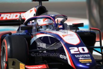 World © Octane Photographic Ltd. FIA Formula 2 (F2) – Abu Dhabi GP - Practice. Trident - Giuliano Alesi. Yas Marina Circuit, Abu Dhabi, UAE. Friday 29th November 2019.