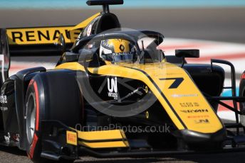 World © Octane Photographic Ltd. FIA Formula 2 (F2) – Abu Dhabi GP - Practice. Virtuosi Racing - Guanyu Zhou. Yas Marina Circuit, Abu Dhabi, UAE. Friday 29th November 2019.