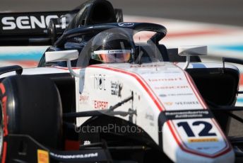 World © Octane Photographic Ltd. FIA Formula 2 (F2) – Abu Dhabi GP - Practice. Sauber Junior Team – Matevos Isaakyan.  Yas Marina Circuit, Abu Dhabi, UAE. Friday 29th November 2019.