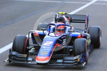 World © Octane Photographic Ltd. FIA Formula 2 (F2) – Abu Dhabi GP - Practice. Carlin - Nobuharu Matsushita. Yas Marina Circuit, Abu Dhabi, UAE. Friday 29th November 2019.