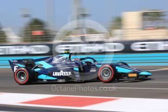 World © Octane Photographic Ltd. FIA Formula 2 (F2) – Abu Dhabi GP - Practice. DAMS - Nicholas Latifi. Yas Marina Circuit, Abu Dhabi, UAE. Friday 29th November 2019.
