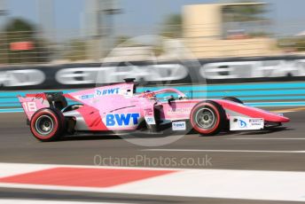 World © Octane Photographic Ltd. FIA Formula 2 (F2) – Abu Dhabi GP - Practice. BWT Arden - Tatiana Calderon. Yas Marina Circuit, Abu Dhabi, UAE. Friday 29th November 2019.