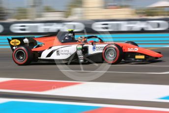 World © Octane Photographic Ltd. FIA Formula 2 (F2) – Abu Dhabi GP - Practice. TMP Motorsport - Mahaveer Raghunathan. Yas Marina Circuit, Abu Dhabi, UAE. Friday 29th November 2019.