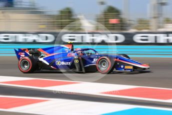 World © Octane Photographic Ltd. FIA Formula 2 (F2) – Abu Dhabi GP - Practice. Carlin - Nobuharu Matsushita. Yas Marina Circuit, Abu Dhabi, UAE. Friday 29th November 2019.