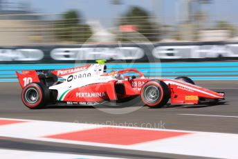World © Octane Photographic Ltd. FIA Formula 2 (F2) – Abu Dhabi GP - Practice. Prema Racing - Sean Gelael. Yas Marina Circuit, Abu Dhabi, UAE. Friday 29th November 2019.