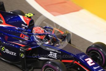 World © Octane Photographic Ltd. FIA Formula 2 (F2) – Abu Dhabi GP - Qualifying. Carlin - Nobuharu Matsushita. Yas Marina Circuit, Abu Dhabi, UAE. Friday 29th November 2019.