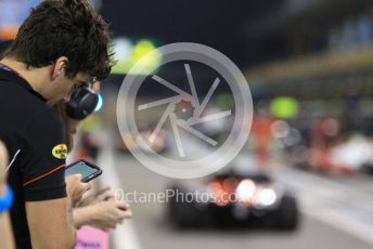 World © Octane Photographic Ltd. FIA Formula 2 (F2) – Abu Dhabi GP - Race 1. The pack heads out of the pitlane to the grid. Yas Marina Circuit, Abu Dhabi, UAE. Saturday 30th November 2019.