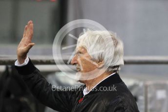 World © Octane Photographic Ltd. FIA Formula 2 (F2) – Abu Dhabi GP - Race 1. Bernie Ecclestone on the grid. Yas Marina Circuit, Abu Dhabi, UAE. Saturday 30th November 2019