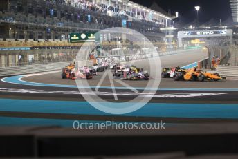 World © Octane Photographic Ltd. FIA Formula 2 (F2) – Abu Dhabi GP - Race 1. Campos Racing - Jack Aitken. Yas Marina Circuit, Abu Dhabi, UAE. Saturday 30th November 2019.