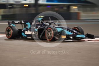 World © Octane Photographic Ltd. FIA Formula 2 (F2) – Abu Dhabi GP - Race 1. DAMS - Nicholas Latifi. Yas Marina Circuit, Abu Dhabi, UAE. Saturday 30th November 2019.