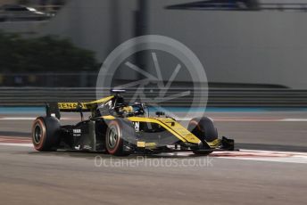 World © Octane Photographic Ltd. FIA Formula 2 (F2) – Abu Dhabi GP - Race 1. Virtuosi Racing - Guanyu Zhou. Yas Marina Circuit, Abu Dhabi, UAE. Saturday 30th November 2019.